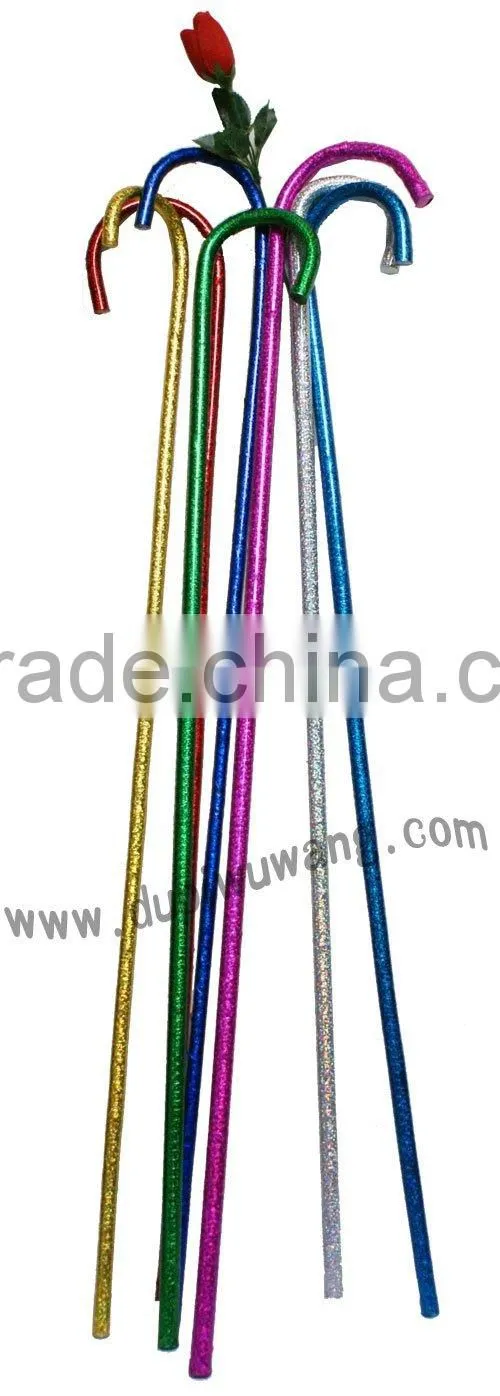 Colorful and Shinning Belly Dance Cane Sticks