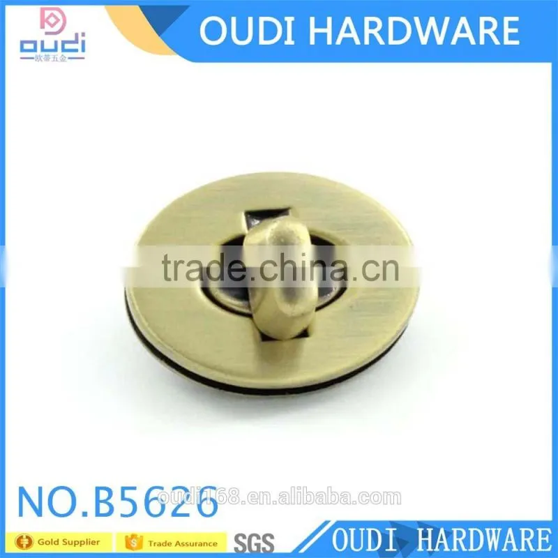 Guangzhou factory direct sale bag twist lock for fashion women bag accessories bag decoration lock