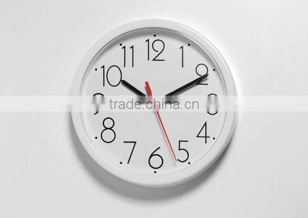 stainless steel clock