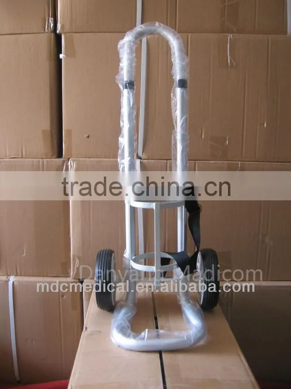 D.E SIZE cylinder trolley/gas tanks trolley /oxygen cylinder carts