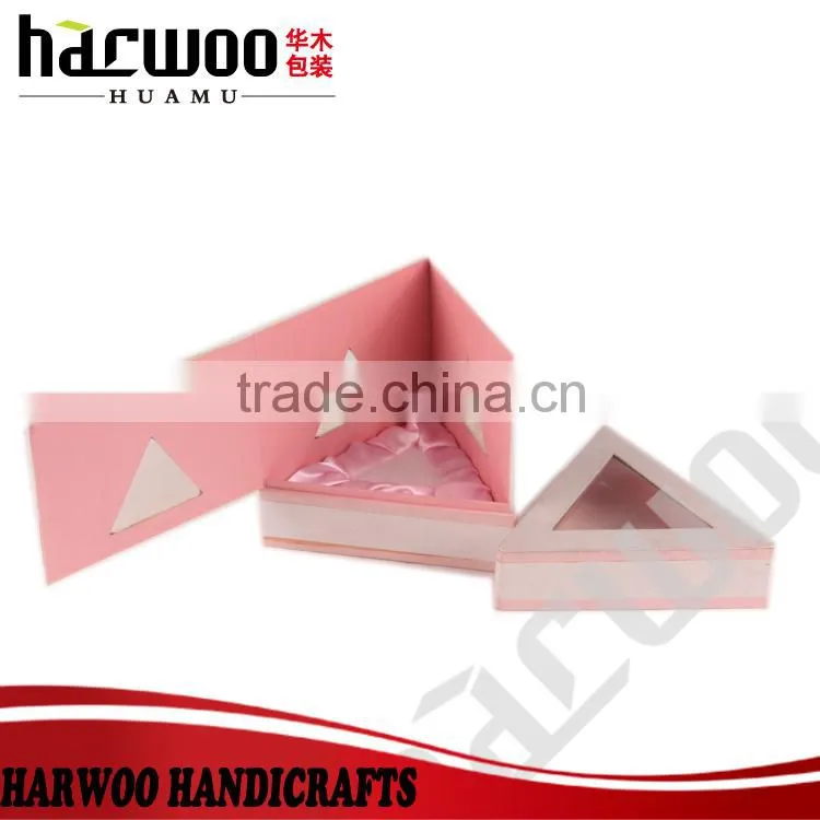 2014 wholesale cute paper perfume bottle display case with lid