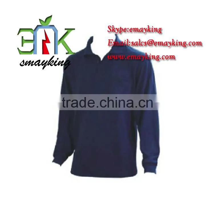 Blue Black Antistatic ESD Clean room T-shirt polo shirt