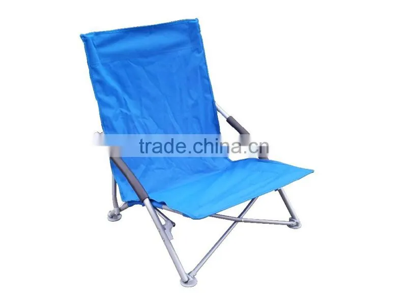 Comfortable steel folding beach lounge