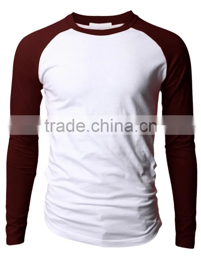 Cotton T-shirt High Quality Custom making Reglan Slleve