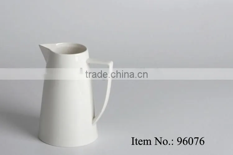 white durable fine China ceramic water jug