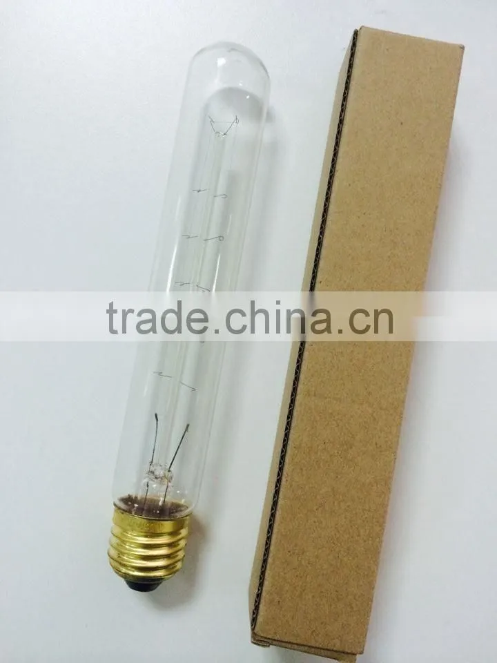 Vintage Cylinder Amber Filament Bulb Edison lamp bulb