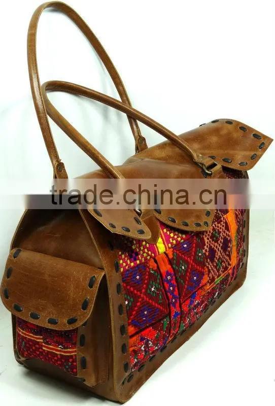 leather hand bag leather tote bag