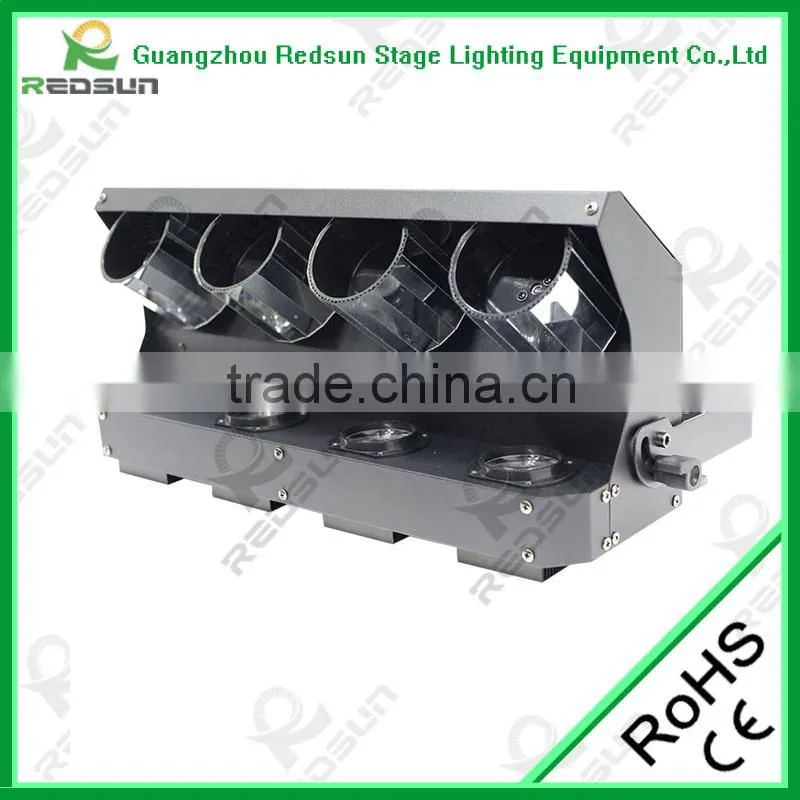 Professional delicate 60W DMX RGBW 4in1 LED Four Head Scan Light