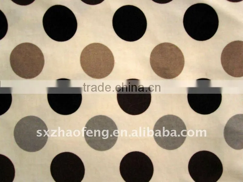 cotton spandex printed velvet fabric