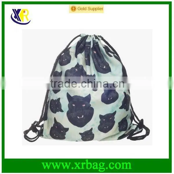 2016 Trend Print Men's Daypacks Backpack Travel Sports Drawstring Gym Sack Bag Merchandise