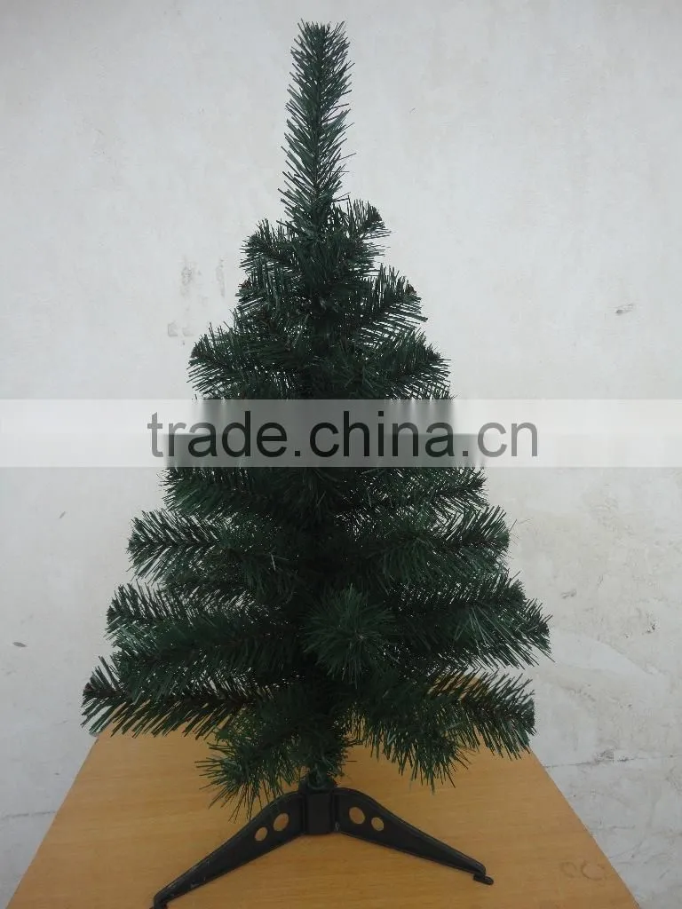 New design snow tabletop pine christmas decorated tree
