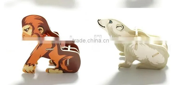 Customized EPS/Wooden 3D Puzzle Set