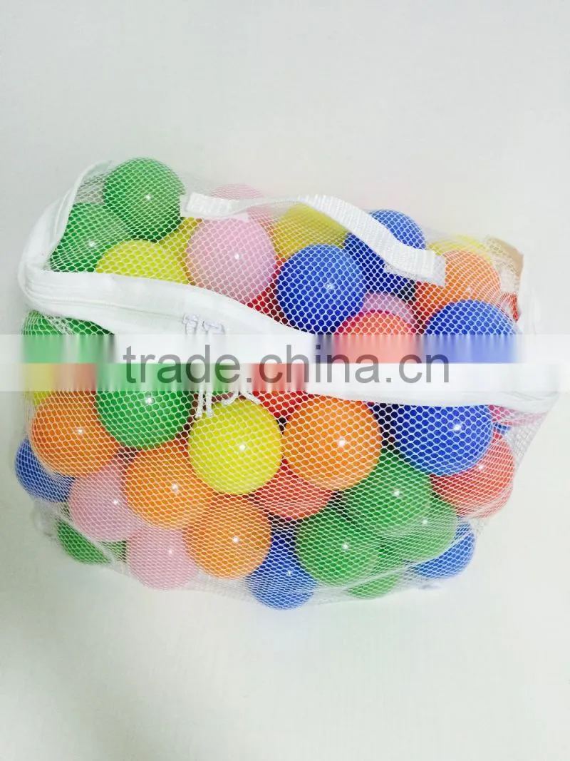 55mm Commercial Grade Colorful Crushproof Plastic Soft Ocean Ball Children Play Pit Ball For Baby Kid Toy Swim Pool Tent