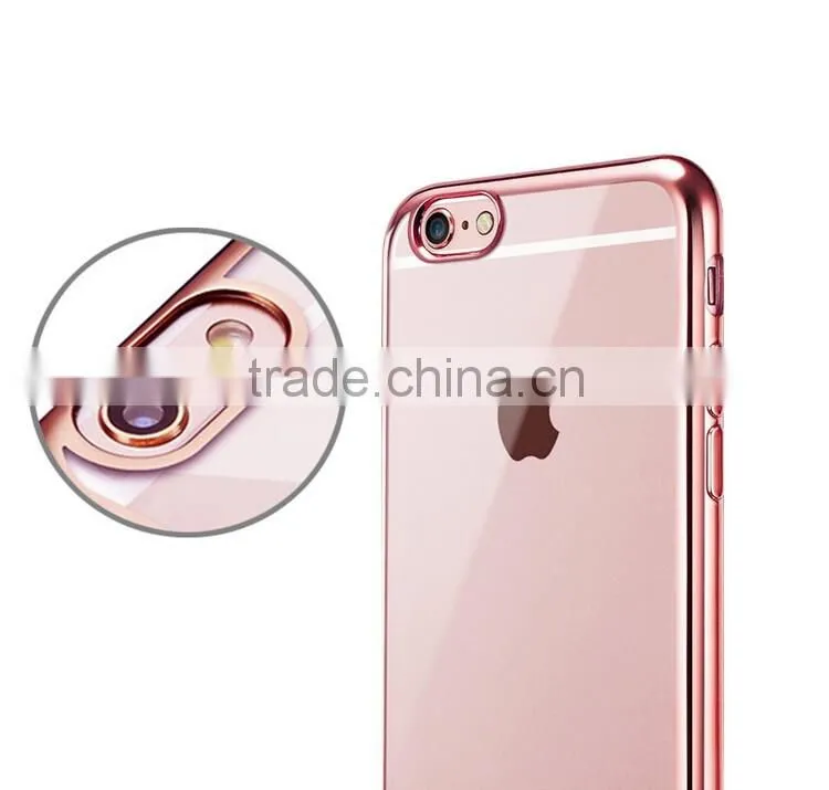 Wholesale China Electroplate Mobile TPU Phone Case For iPhone 6 6S