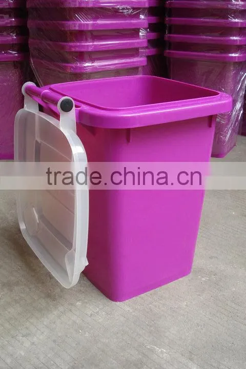 BT50A 20KG 50liter Pet Food Storage High Quality easy open transparent plastic food container