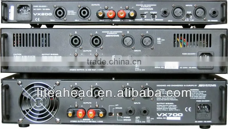 700w Professional Power Amplifier VX 700 MK2