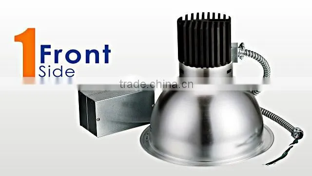 AC dimmable or DC dimmable 40w 54w 10 inches inch anti glare downlight kits