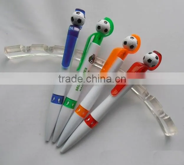 Hot selling football pen for promotion