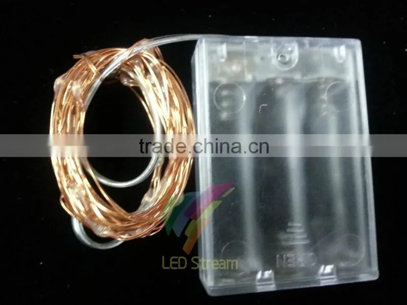 Micro Drop LED Copper Wire String Fairy Light Dew Drop LED light string Battery Operated
