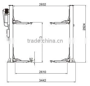 solenoid release hydraulic floor plate lift