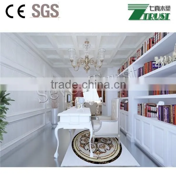 wpc fast install wall panel size:300x10mm, no chemical , environment friendly