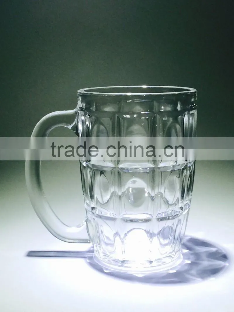 400ml glass water cups with handle