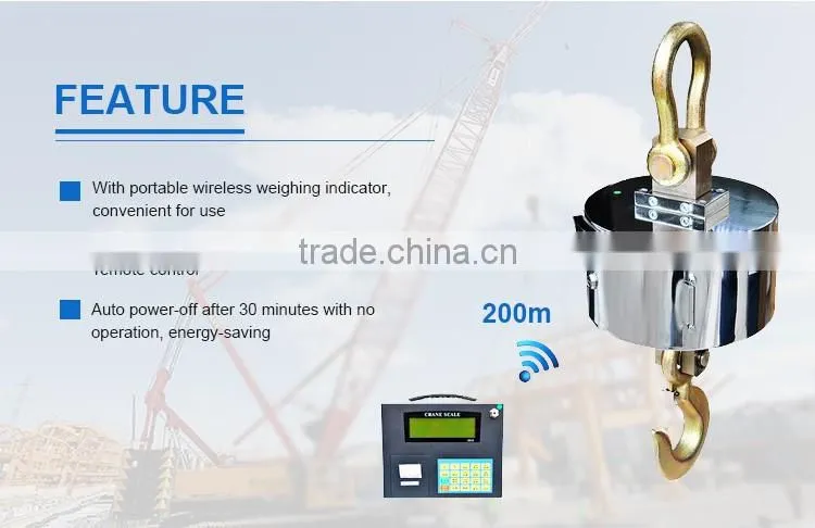 Digital Weighing OCS Wireless Printing Crane Scale OCS-50T