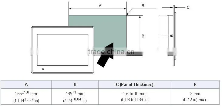 PFXGC4501WAD PROFACE hmi GC-4501W