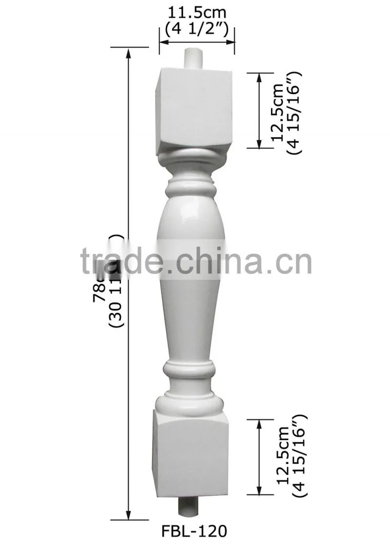 High Quality Good price beautiful new modern luxury Decorative interior polyurethane Balustrade
