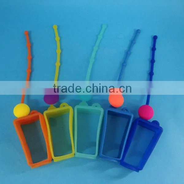 new silicone pet bottle case , silicone holder for sanitizer bottle