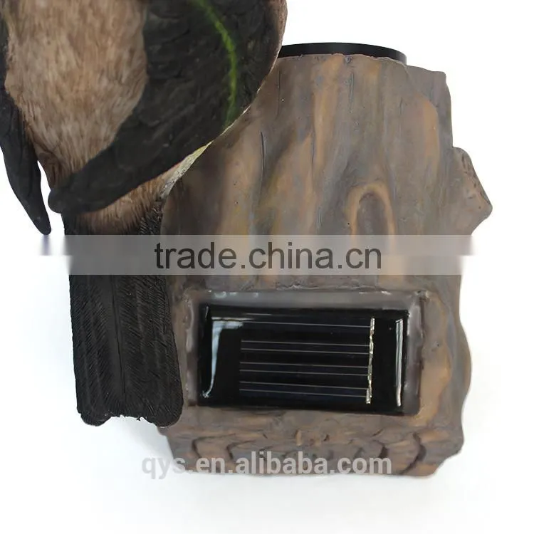 Custom Resin garden solar energy lamp