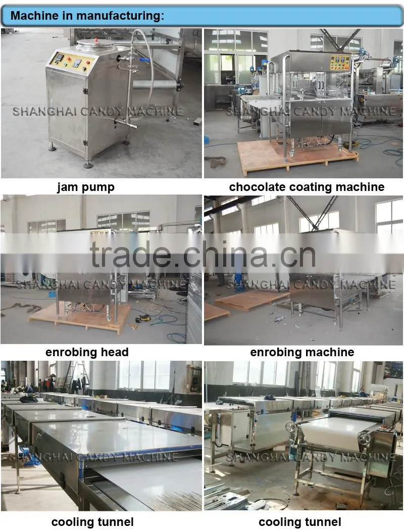 Chocolate coating line in Shanghai confectionery machinery