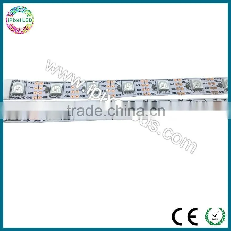 DC5V 14.4W/M Non-waterproof Double Data Line addressable LED strip