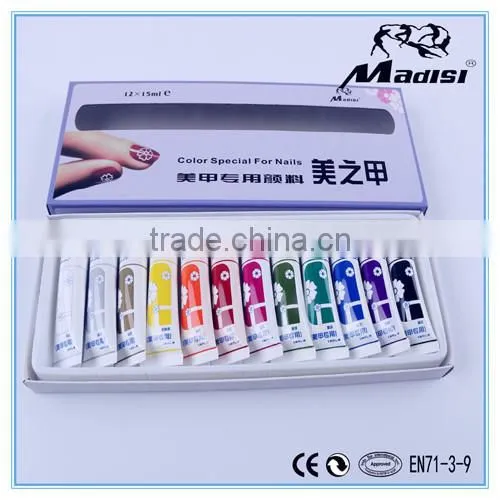 15ml 12colors factory wholesale gloss nail color