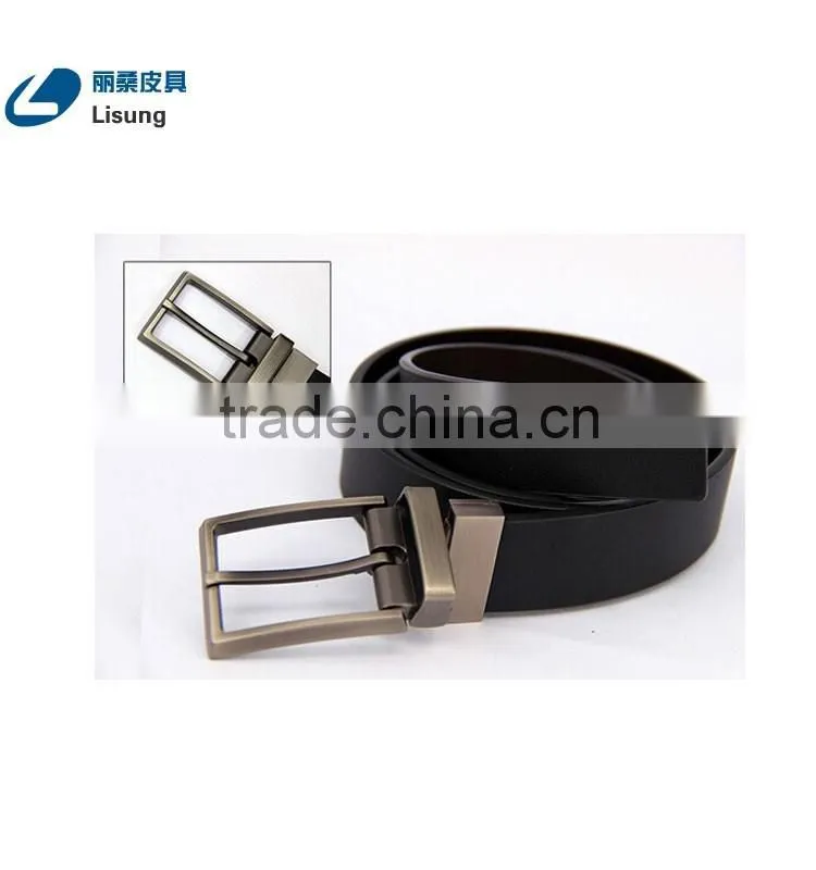 Fashion Brand Genuine Men's Leather Reversible Belt