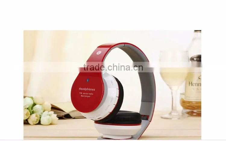 Adjustable Foldable Hands-free bluetooth 3.0 wireless headphone Over-ear Stereo Headphone Earphone