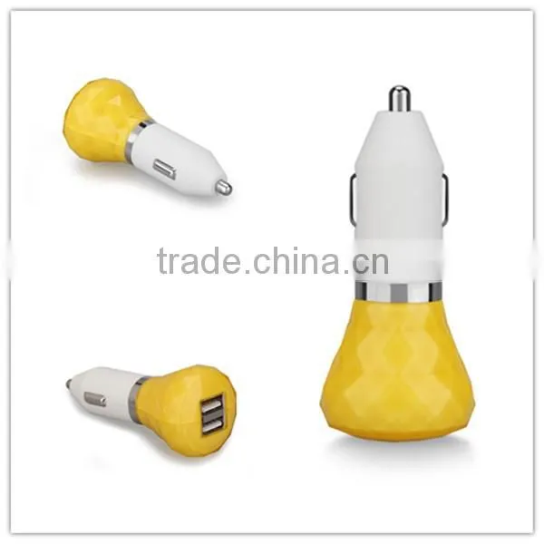 hottest ! Universal Mobile Phone accessories Wholesales 12v 2.5a USB Car Charger