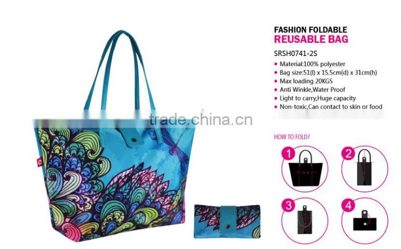 Fashion foldable /reusable bag