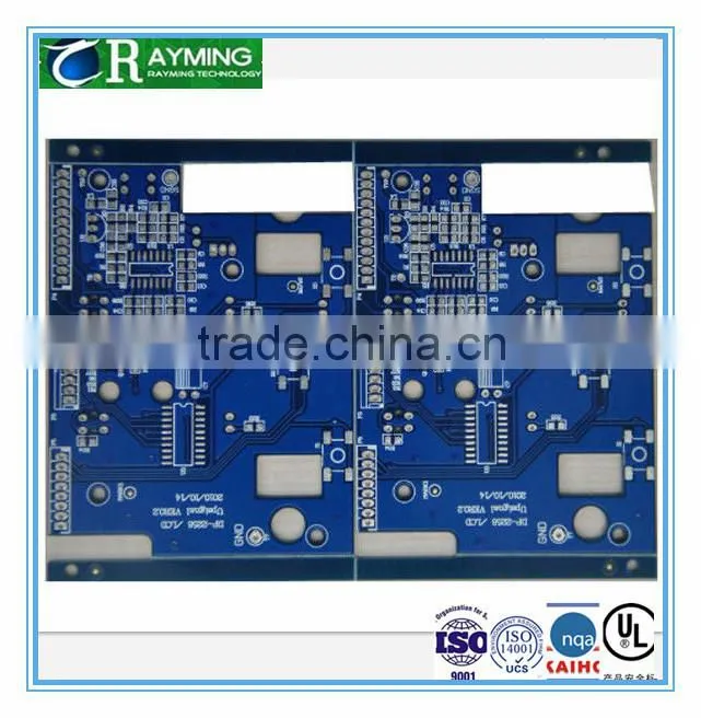 Hard gold plating HASL lead free plug vias circuit board