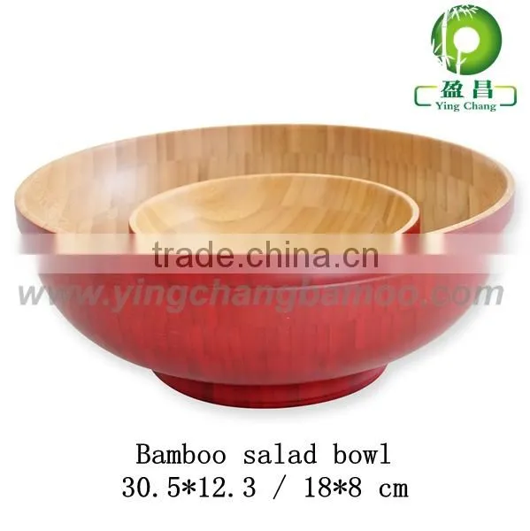 3 in 1 Bamboo square salad bowl dinnerware