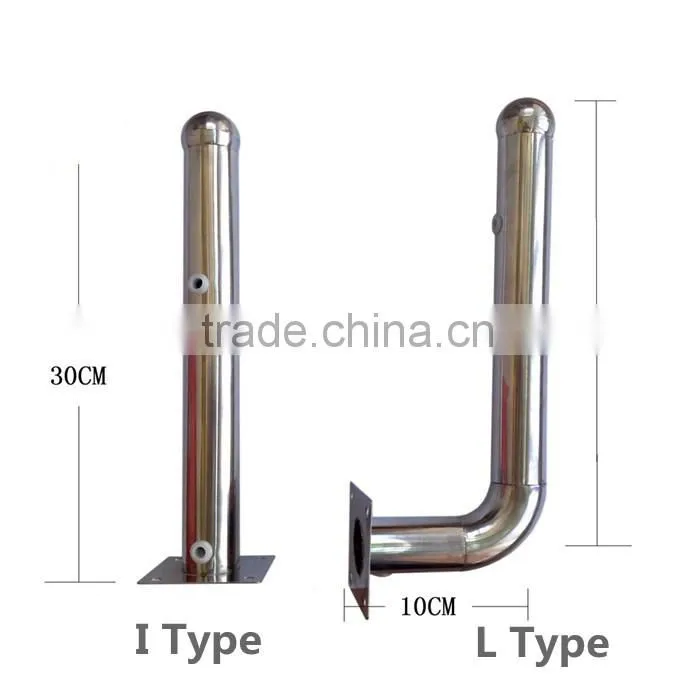 I Type Stainless Steel CCTV Surveillance Camera Bracket