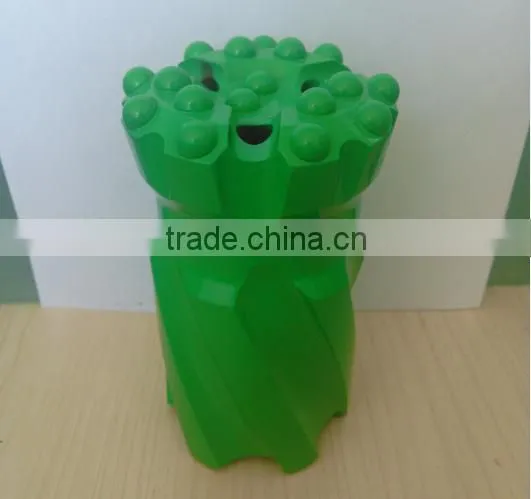 t38 retrac 76mm 89mm thread drilling button bit with spherical and ballistic buttons