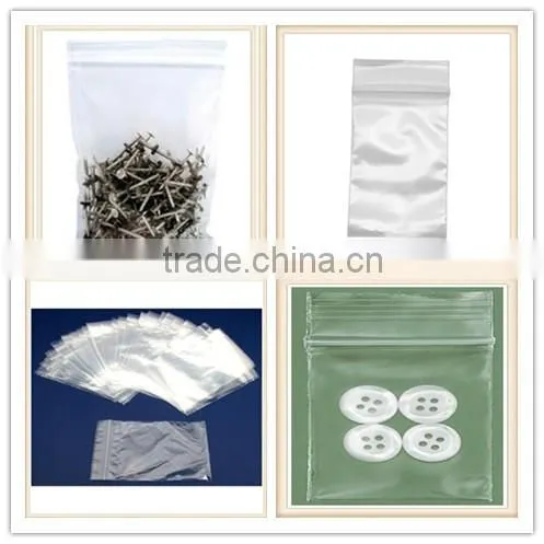 wholesale zlb-97 40X32mm Jewelry Ziplock Zipped Lock Reclosable Plastic Poly Clear Bags