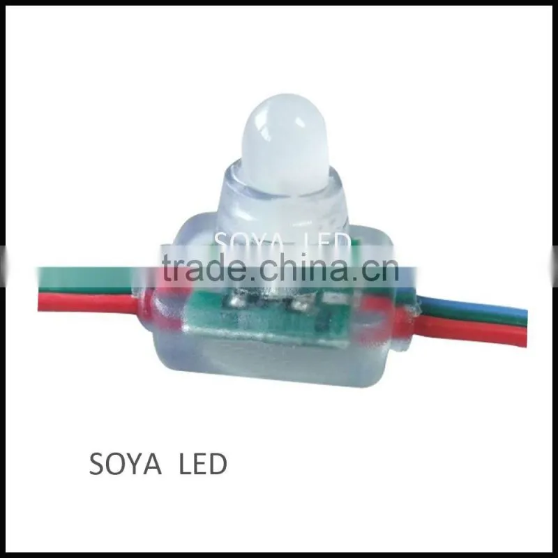 dmx 12mm rgb led pixel lights square shape ws2801 IC