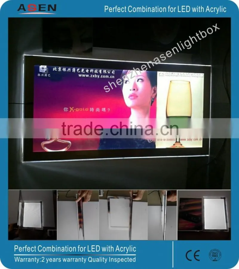 Shenzhen China Factory New Style Advertising LED Board Magnetic Light Display Boxes