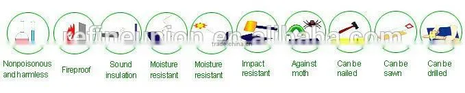 Fireproof Calcium Silicate Board With Good Flexibility For Sandwich Panel