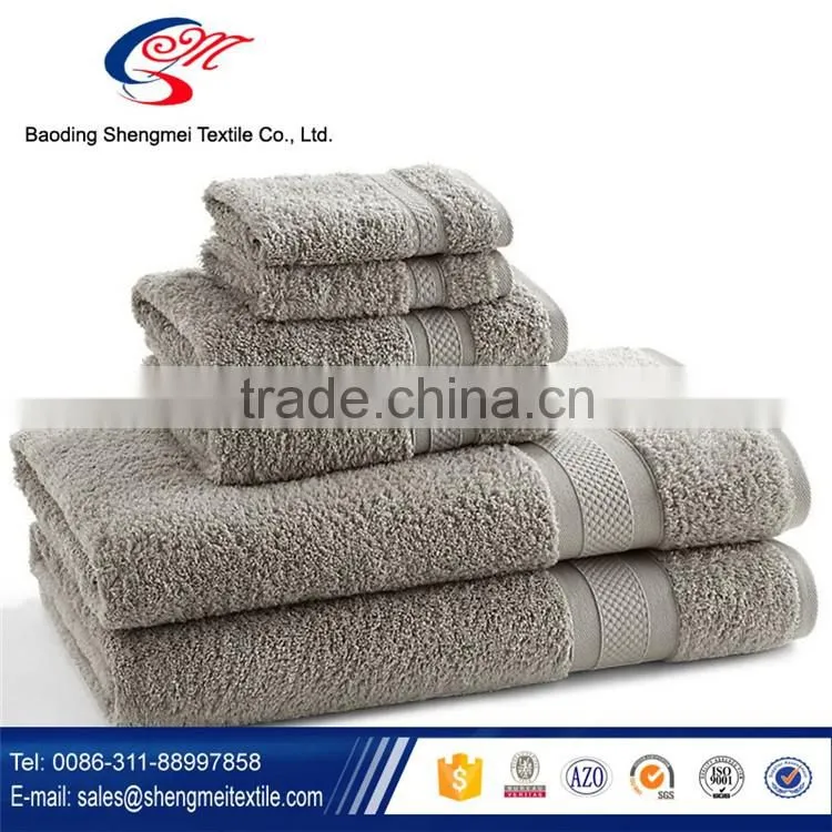 2016 hot sale and promotional price cut pile jacquard bath towel