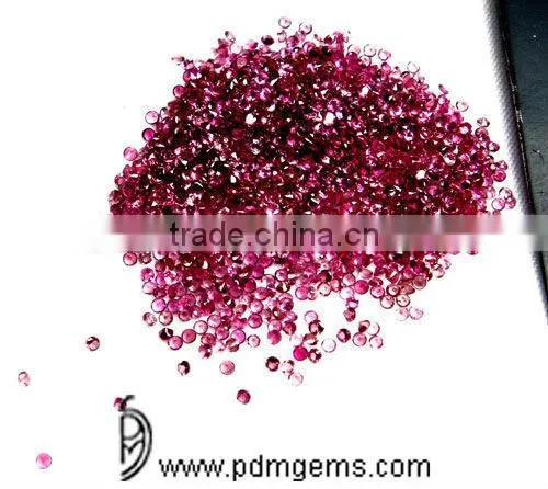 Pink Tourmaline Round Cut Faceted Lot For Jewellery From Wholesaler