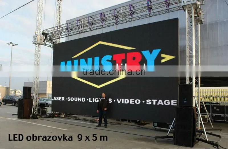die-cast aluminum led display, Indoor 5.5kgs light wight P6 Die-casting aluminum cabinet LED display