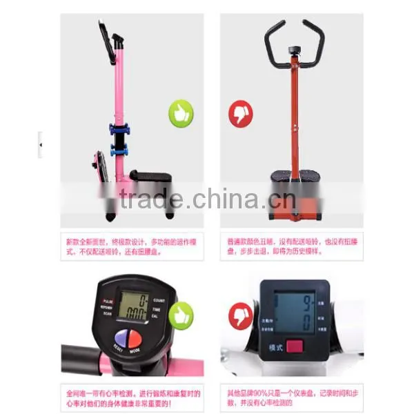Body Exercise Stair Stepper exercise Machine with twister handle